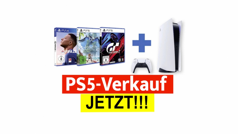 PS5 kaufen: Jetzt Playstation 5-Verkauf mit über 1.000 Konsolen (Update)