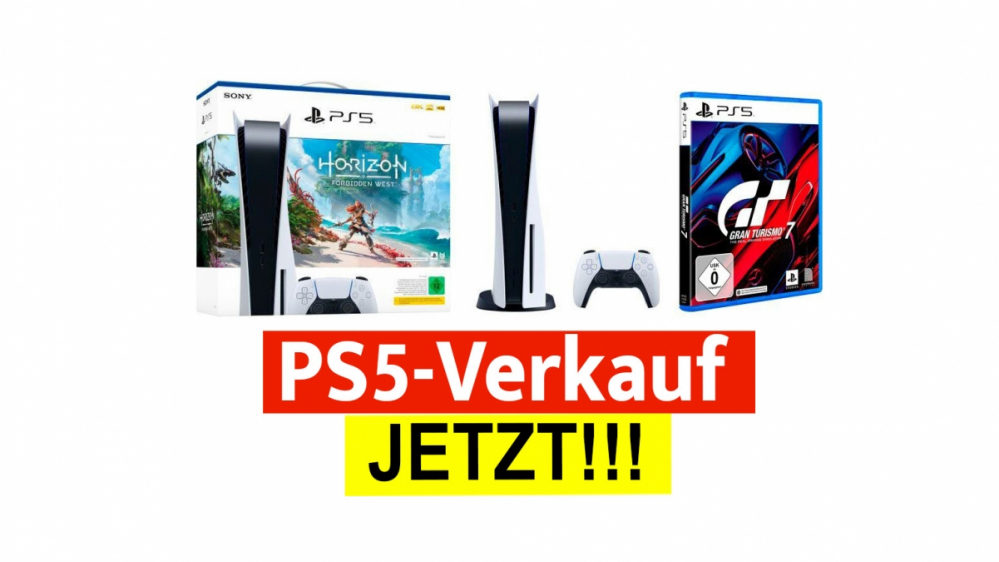 PS5 kaufen: Otto verkauft Playstation 5 plus 2 Tospiele für 630 Euro - auch Alternate mit PS5-Drop