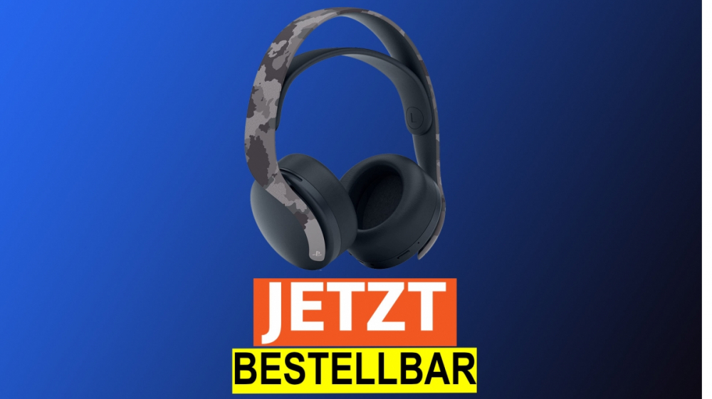 PS5 3D Gaming-Headset jetzt in Grey Camouflage vorbestellbar bei Amazon, Media Markt & Saturn