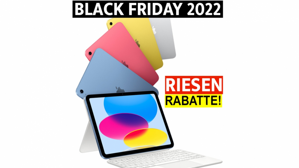 iPad kaufen: Tolle Black Friday-Preise für iPad Pro M1/M2 & iPad Air (Update: Weitere Preissenkungen!)