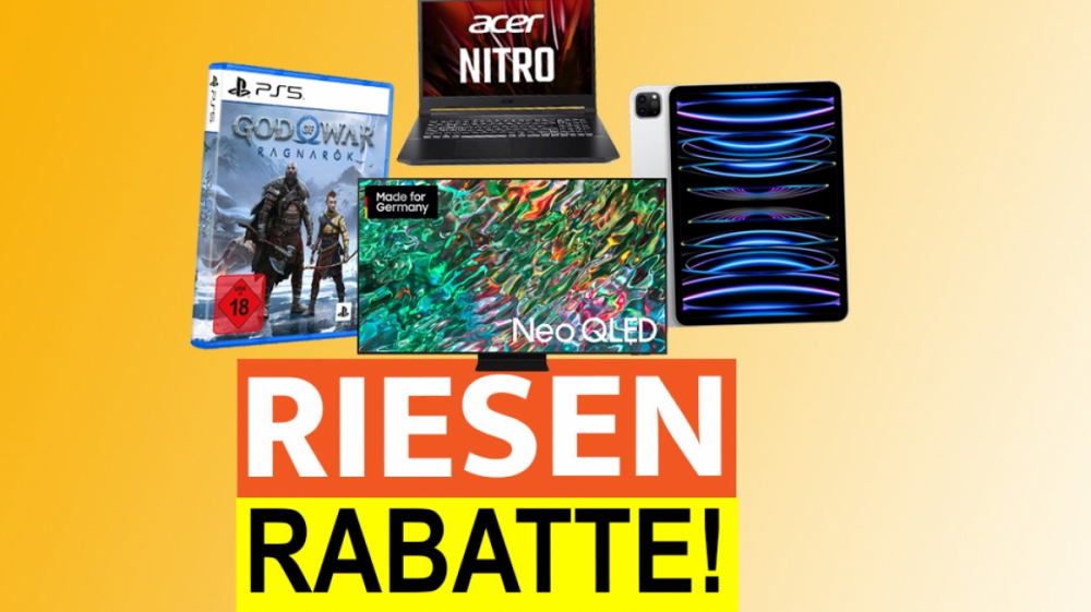 Riesen-Rabatte vor Weihnachten bei Amazon: PC, PS5 Spiele, SSD, TV, RAM, iPad & Co.