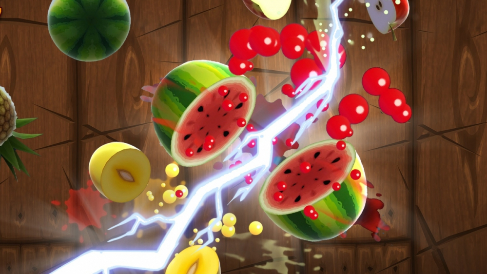 Ich brauch keine Nintendo Switch, ich spiele viel lieber Fruit Ninja!