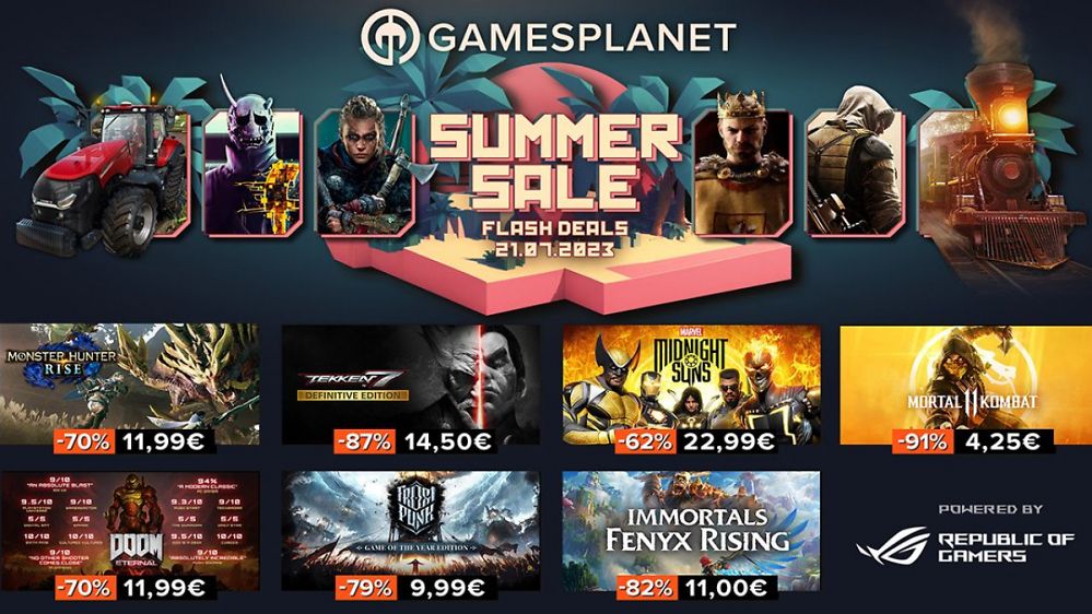 Jetzt aber schnell: Über 4.000 PC-Spiele günstiger - täglich neue Flash Deals beim Summer Sale