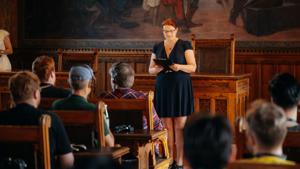 Politikerin im Kabinett von Kutnà Hora