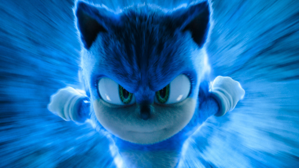 Sonic rennt auf die Kamera zu