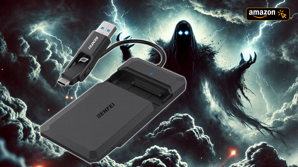 Externe Festplatte selbstgebaut: SSD-Case mit USB-C und -A kostet nur 8,48 Euro bei Amazon