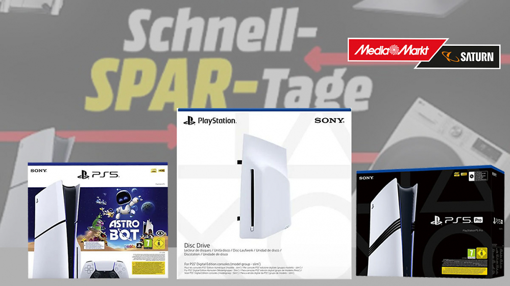 Preisrutsch bei PS5-Laufwerk - auch Playstation 5 (Pro) günstiger bei MediaMarkt & Saturn