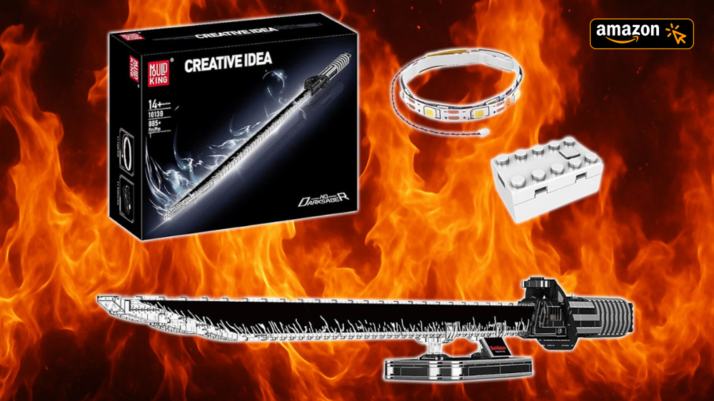 Ist das Mandos Dunkelschwert? Lego-Rivale fechtet beleuchtetes Dark Saber kurz günstiger aus Lager