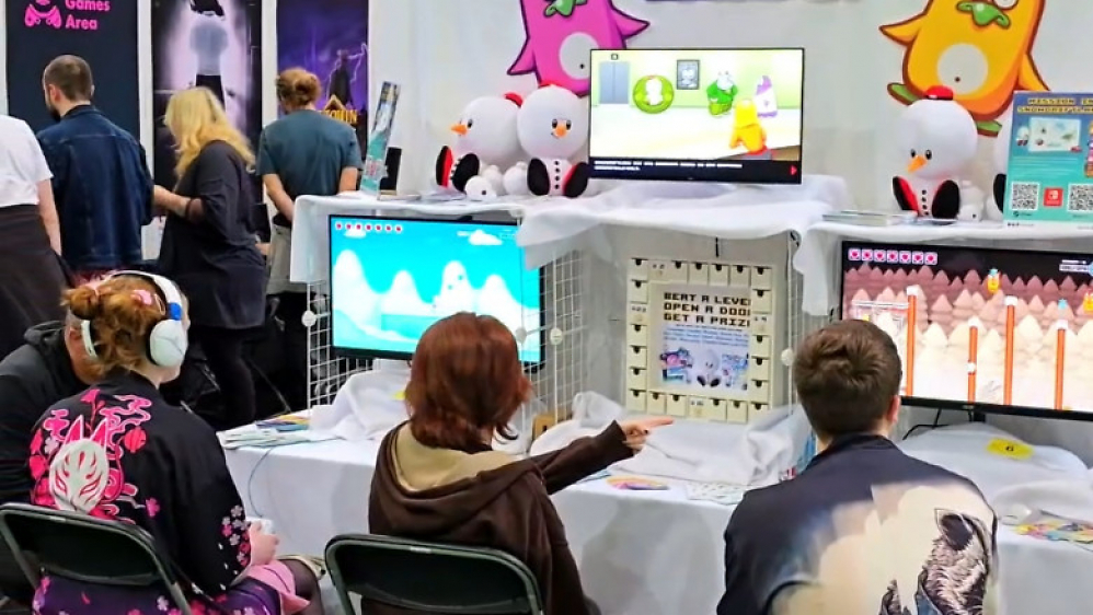 Die Dokomi hatte auch einen Indie-Bereich.