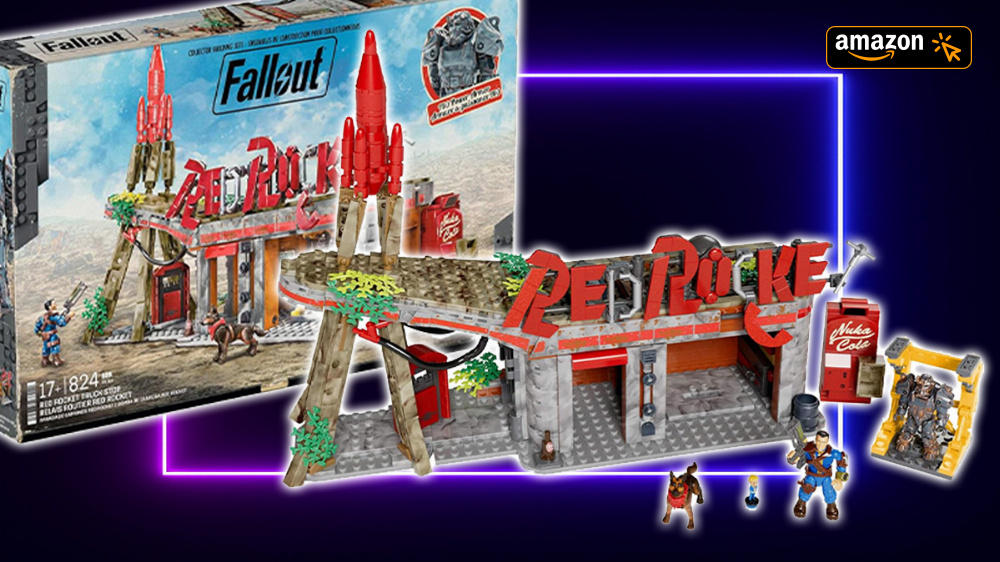 Fallout-Fans jubeln! Red Rocket Raststätte mit Dogmeat aus über 800 Klemmbausteinen zum Bestpreis!