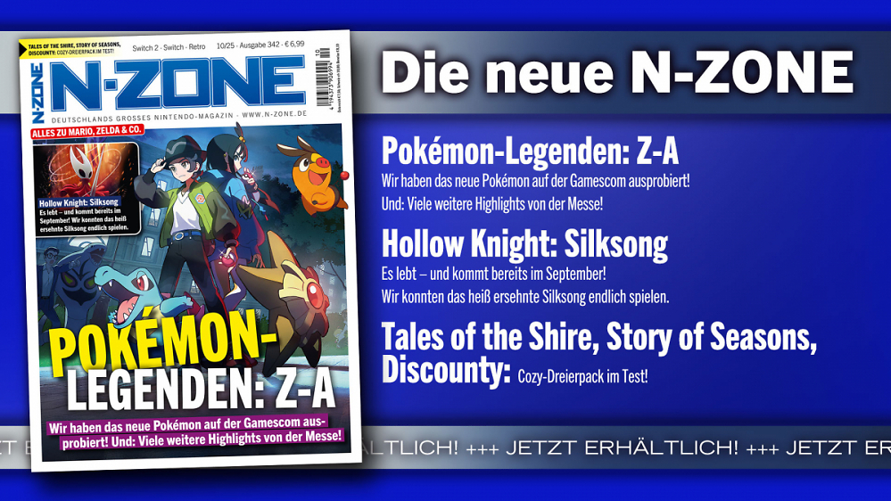 N-ZONE 10/25: Coverstory zu Pokémon Legenden: Z-A, Gamescom-Vorschauen, großes Special zur Bowser-Familie u. v. m.