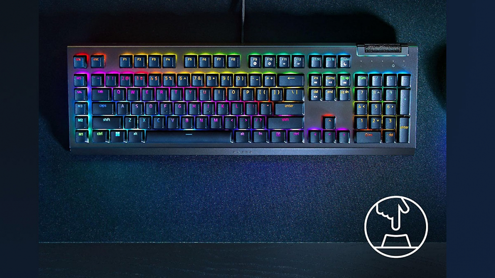 Sehr gute Tastatur jetzt 47% unter UVP: Razer BlackWidow V4 - befristetes Amazon-Angebot
