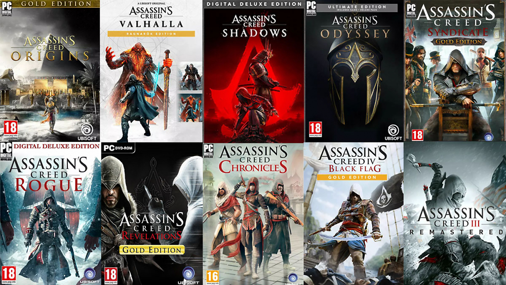 AC: Shadows, Valhalla & Co.: Assassin's-Creed-Games für PC kurz mit Rabatten bis 86%