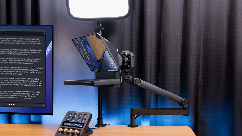 Elgato Prompter im Test: Der Profi-Teleprompter fürs Heimstudio
