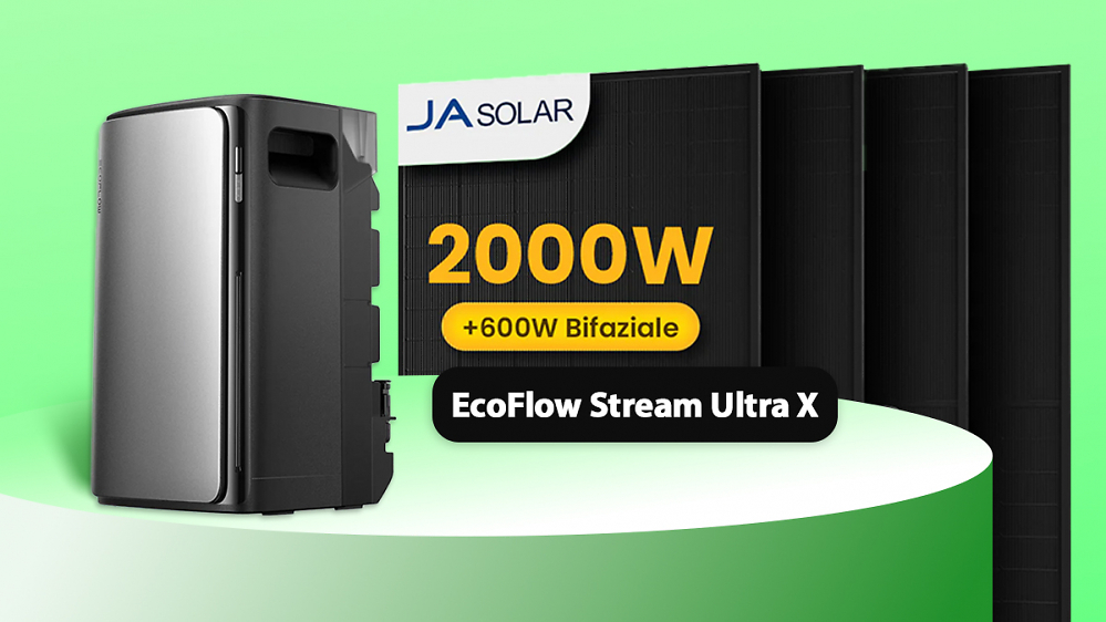 Balkonkraftwerk mit 2.000 Watt und EcoFlow Stream Ultra X bei Powerness extra günstig