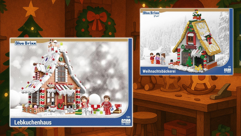 Bescherung bei Lego-Rivale Bluebrixx: Lebkuchenhaus auf 2,2 Cent pro Klemmbaustein gekracht