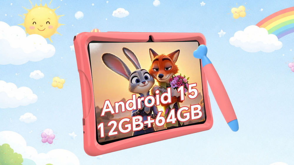 Amazon drückt Preis für Android-Kinder-Tablet auf 84,49 €: 10 Zoll, Kindersicherung & EVA-Hülle inklusive