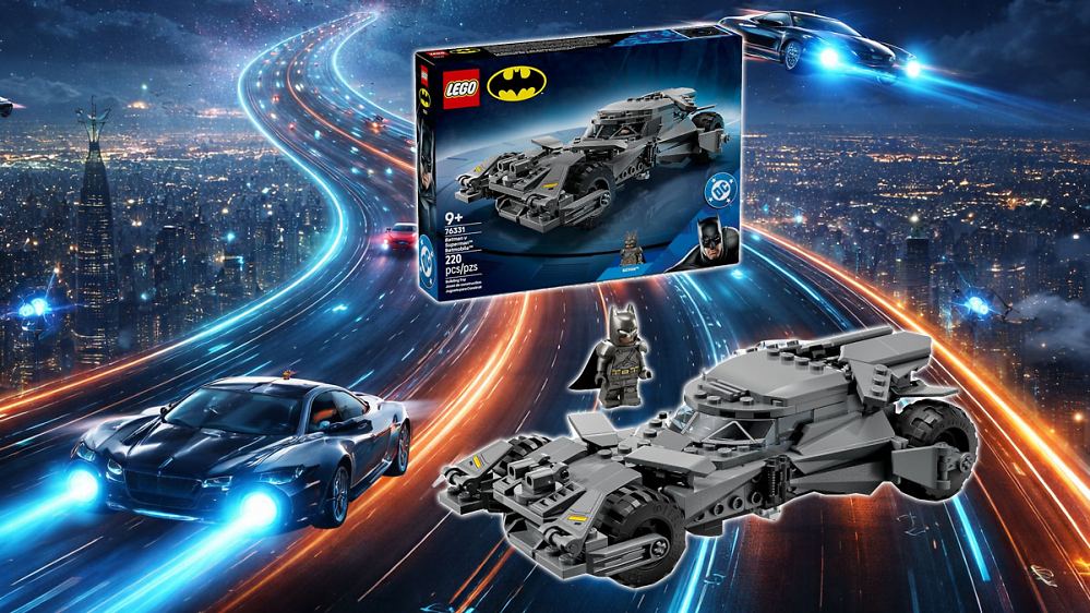Dunkler Ritter im Preisfall: Kompaktes Batmobil von Lego mit Mini-Figur befristet im Amazon-Angebot