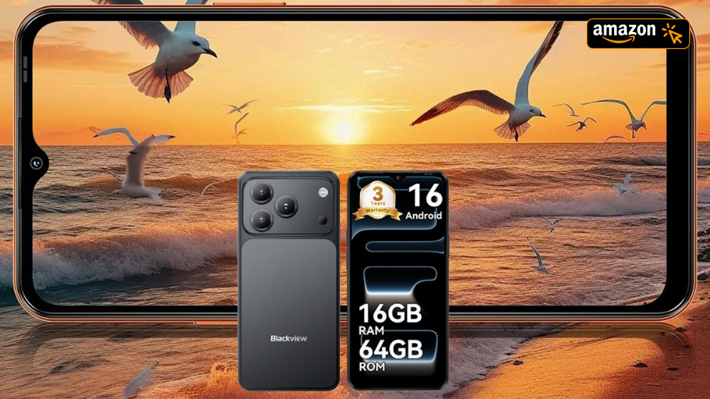 Nur 94,99€ - solange Vorrat reicht: 6,6"-Smartphone mit Android 16, Schutzhülle und 3 Jahren Garantie
