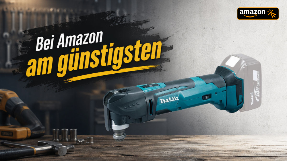 Bestpreis bei Amazon: Stark bewertetes Makita 18V Akku-Multitool DTM51Z zum Schneiden, Schleifen und Polieren