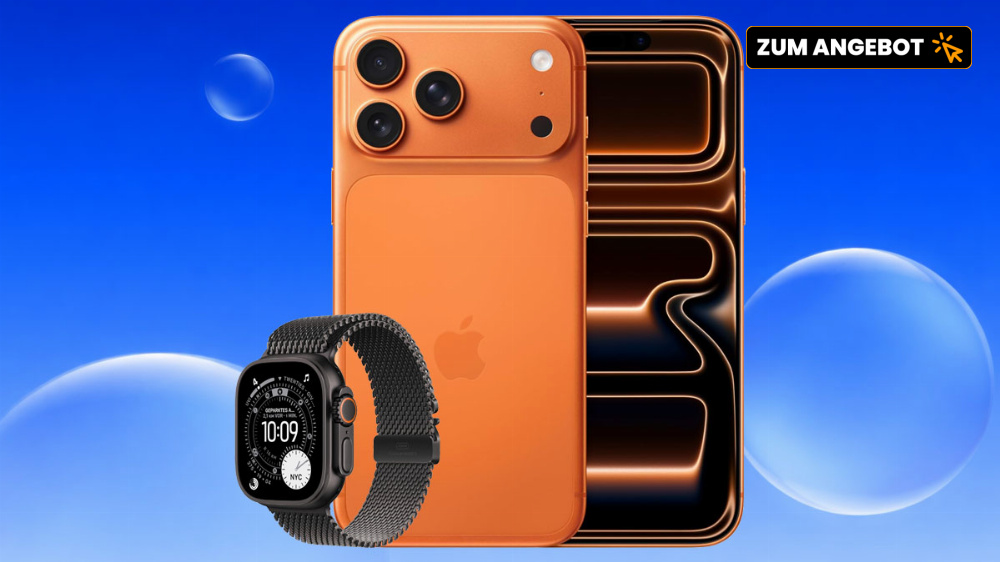 iPhone 17 Pro Max + Apple Watch Ultra 3: Dieses o2-Bundle spart 936 Euro