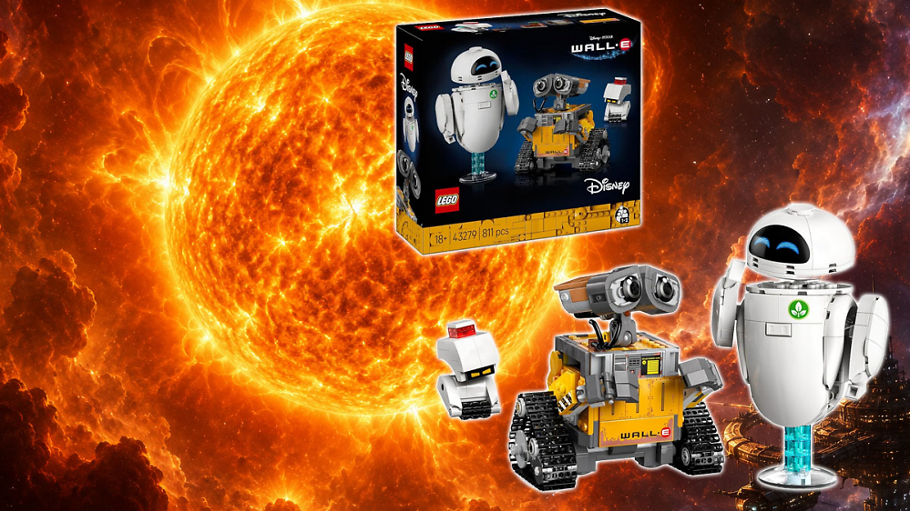 Lego trifft Disney, nun günstiger bei Amazon: WALL-E und EVE aus Klemmbausteinen