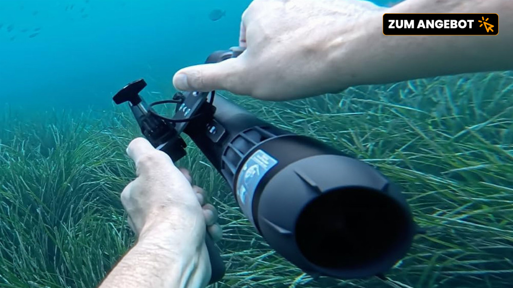 Fast 5 km/h unter Wasser: Waydoo Unterwasser-Scooter fällt erstmals unter 260 Euro