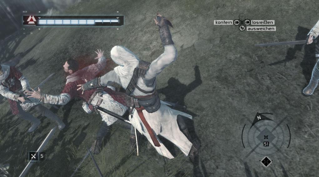 Einfach spielen: Der Casual-Ansatz ist fest mit Assassin's Creed verbunden, die Spiele waren nie sonderlich anspruchsvoll. Erst Origins führt drei unterschiedliche Schwierigkeitsgrade ein.