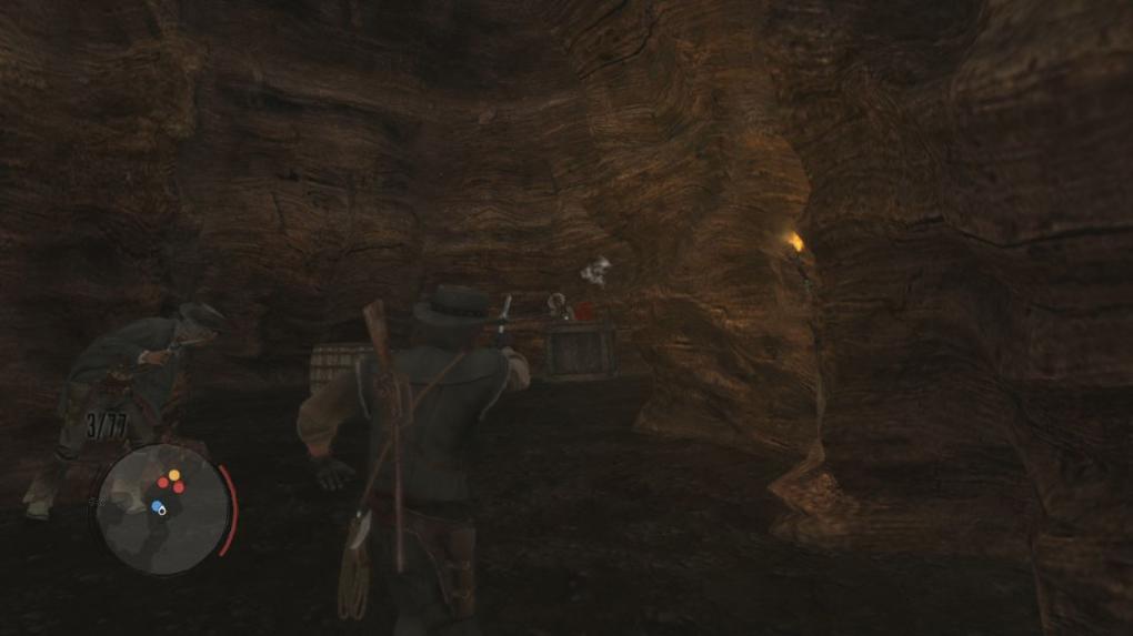Anschließend stürmt ihr zusammen mit Ricketts die Höhle und erledigt alle Feinde, die sich dort verschanzt haben. Innerhalb der Höhle gibt es zahlreiche Kisten und Steine, die sich hervorragend als Deckungsmöglichkeit nutzen lassen. 