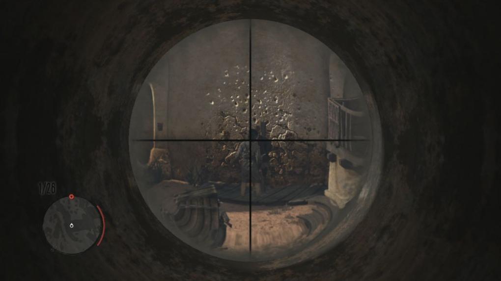 Im Gefängnis begebt ihr euch auf die Scharfschützenposition um von dort aus den Henker zu erledigen. Wichtig ist, dass ihr auch wirklich den Henker zuerst erledigt, da Reyes sonst hingerichtet wird. 