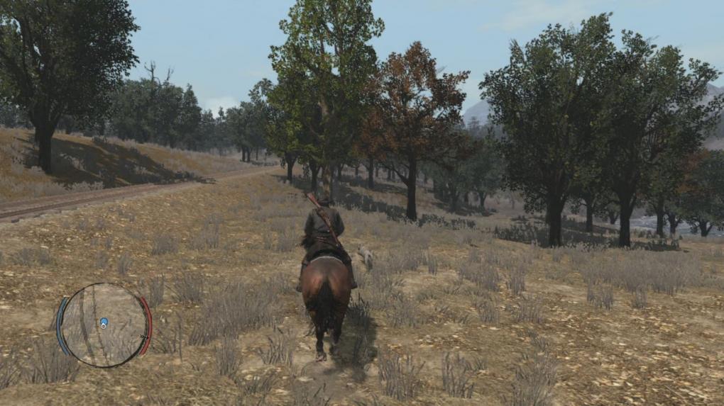 Steigt auf euer Pferd und folgt eurem Hund Rufus, der bereits die Spur von eurem Sohn Jack verfolgt.