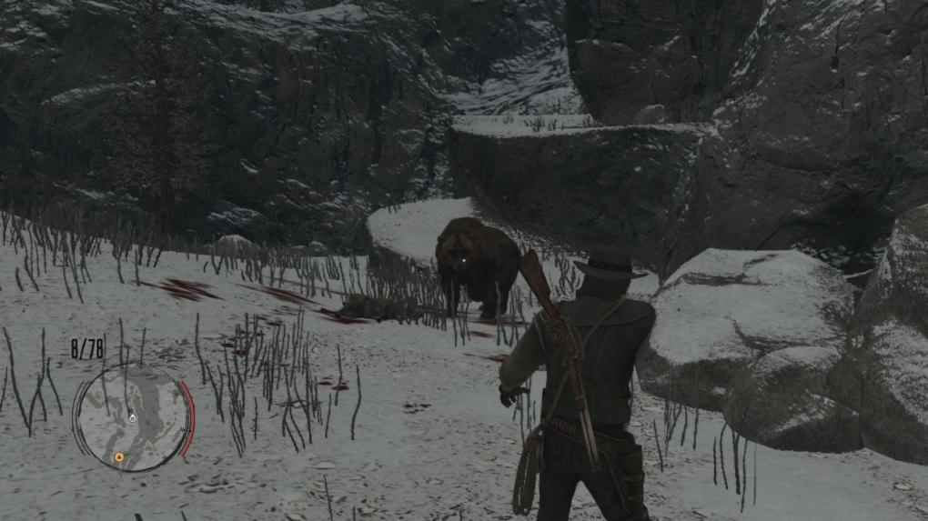 Auf der nächsten Ebene trefft ihr auf einen Grizzlybär, der nicht gut auf euch zu sprechen ist. Falls man schnell ist und nicht stehen bleibt, greift der Bär euch nicht an. Solltet ihr jedoch zu lange verharren, fällt euch der Grizzly irgendwann an. Ob ihr ihn letztendlich ausschaltet, liegt an euch.