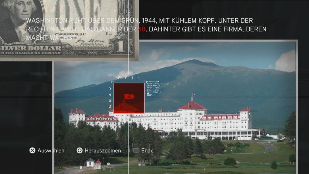 Assassin's Creed: Brotherhood Komplettlösung: Glyphen-Rätsel Nr. 3: Das zu findende Geheimzeichen versteckt sich auf der linken Flagge im Bild ganz rechts. Fahrt darüber und drückt die X-Taste. (2)