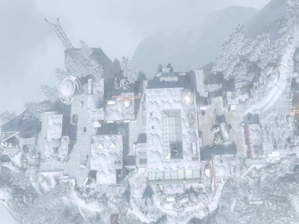 Summit ist eine arktische Stadt mit einer großen Zentralanlage in der Mitte, dort konzentrieren sich die Kämpfe. Kämpfe finden auf kurze und mittlere Entfernung statt.