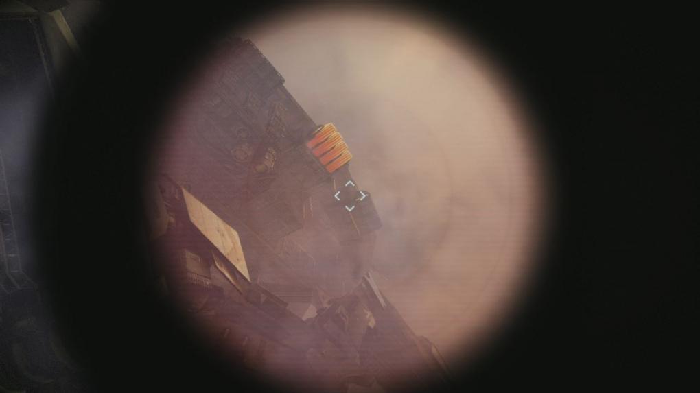 Im Kampf gegen den MAWLR müsst ihr mit dem WASP auf die Lüftungsschächte schießen. Ihr dürft aber nur auf diese schießen, wenn sie offen sind. Das erkennt ihr daran, dass sie dann orange leuchten. Wenn ihr einen Lüftungsschacht zerstört habt, müsst ihr euch als nächstes um die Maschinengewehre des MAWLRs kümmern. Diese beseitigt man ebenfalls mit dem WASP-Werfer. Das wiederholt ihr, bis alle vier Lüftungsschächte zerstört sind.