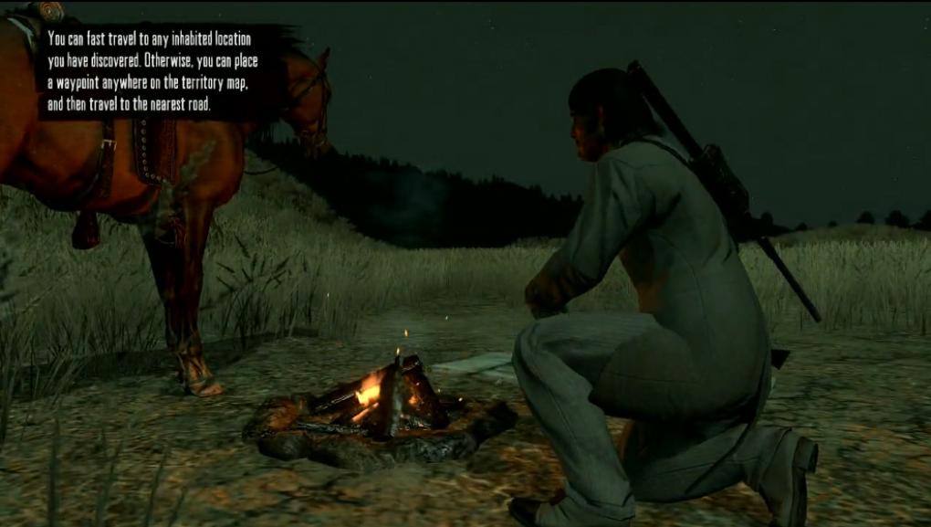 Red Dead Redemption: das Lagerfeuer als Speicherpunkt