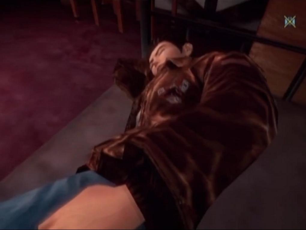 Ryo im Bett in Shenmue als Speicherpunkt