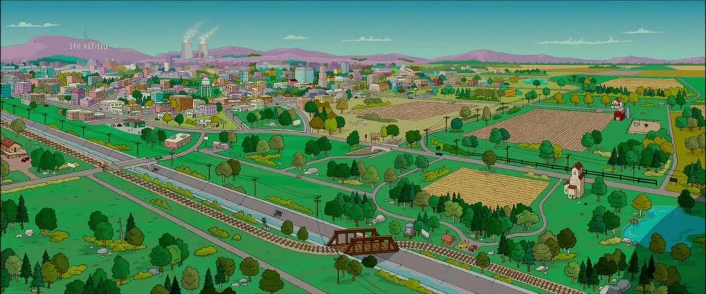 Springfield aus Die Simpsons