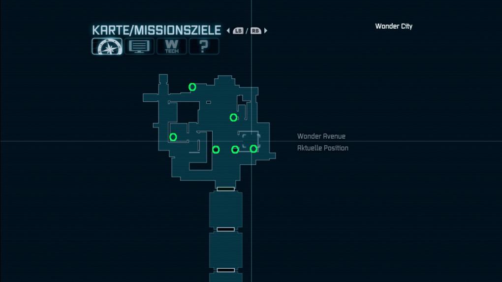An diesen Stellen finden sich die Roboter von Wonder City, die abseits der Hauptstraße sind allerdings jeweils im ersten oder zweiten Stock untergebracht.