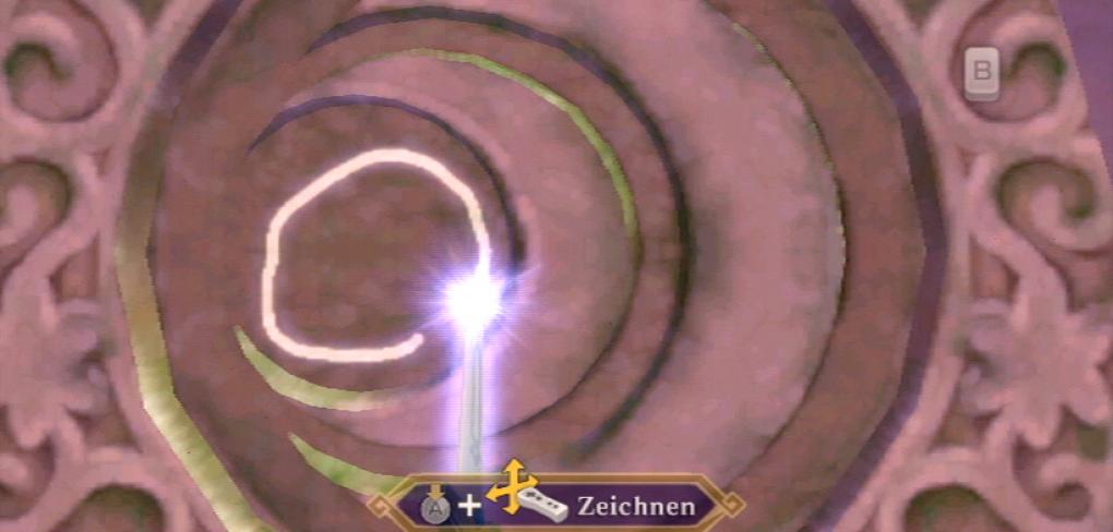 Mit dem Schwert zeichnen. 