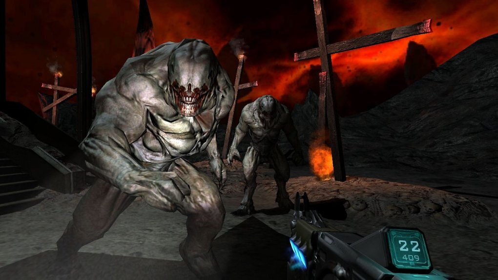 Ein Screenshot aus Doom 3