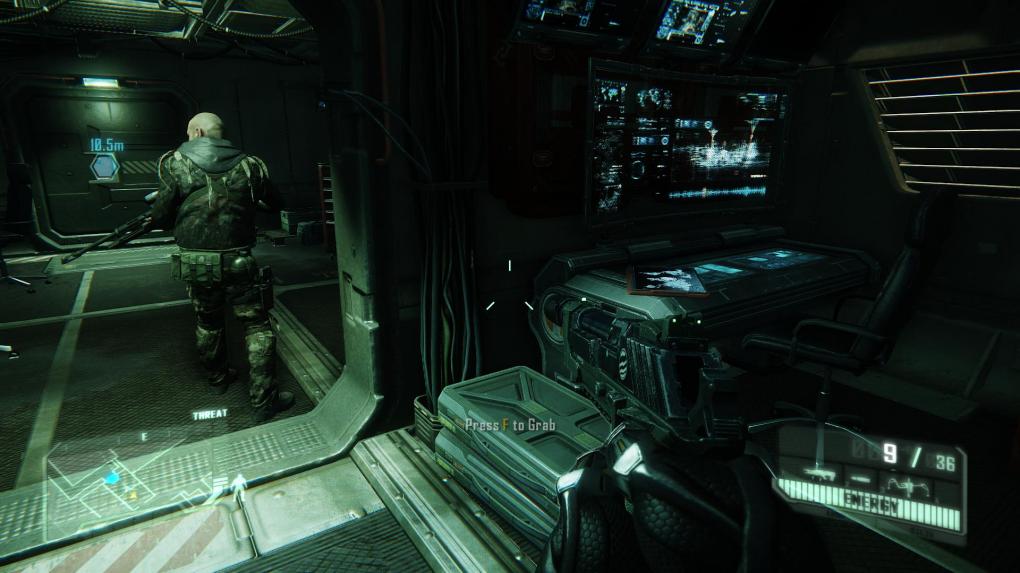 Crysis 3 Komplettlösung - Level 1: Post Human - Bei den Monitoren findet ihr ein Datenpad.