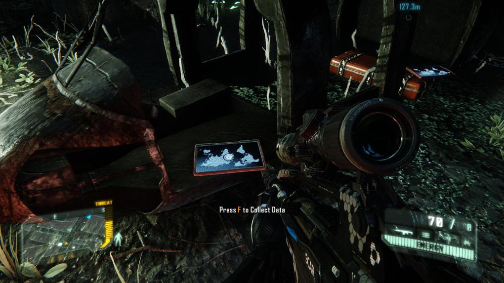 Crysis 3 Komplettlösung - Level 4: Safeties Off - Neben dem Wrack befindet sich noch mehr Intel.