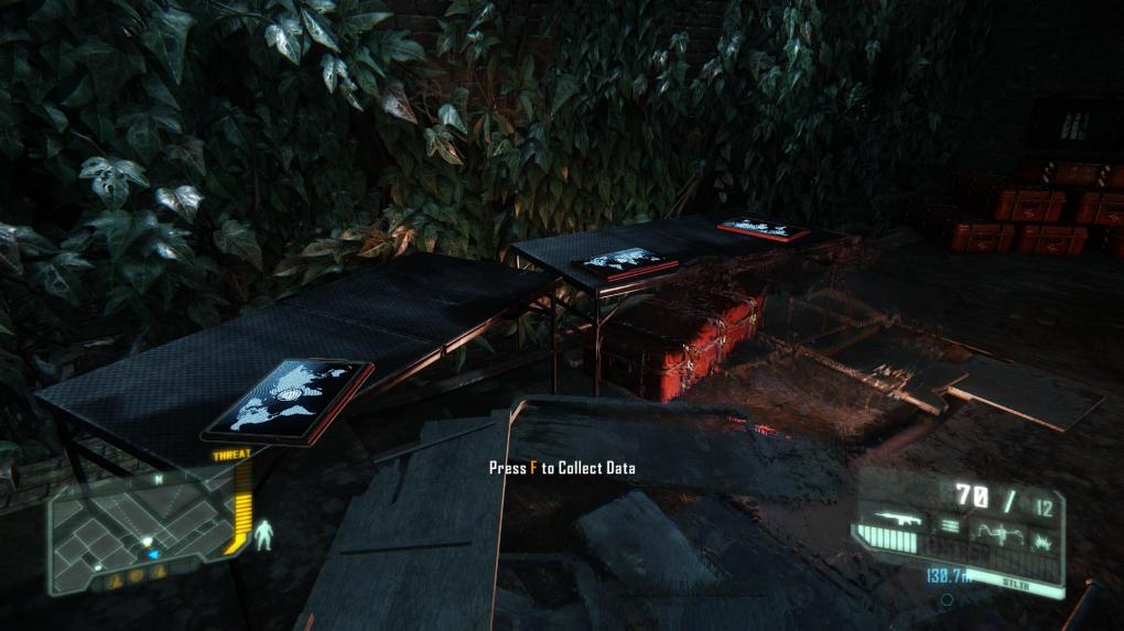 Crysis 3 Komplettlösung - Level 4: Safeties Off - Auf dem Tisch findet ihr vier Datenpads.