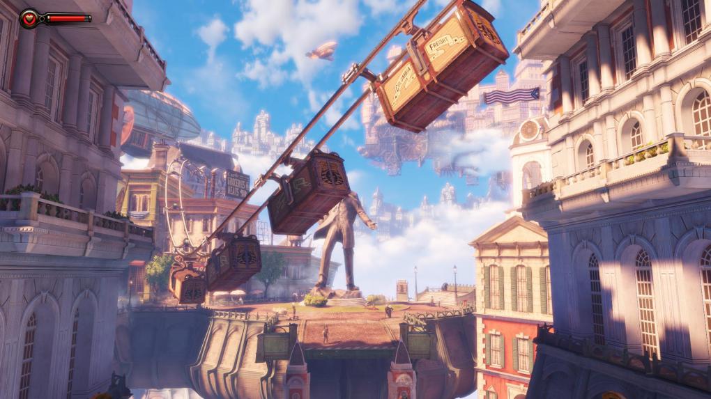 Booker DeWitt reist in BioShock Infinite nicht nur durch die Zeit, sondern auch in andere Dimensionen und lüftet dabei das Geheimnis um die mysteriöse Elizabeth.