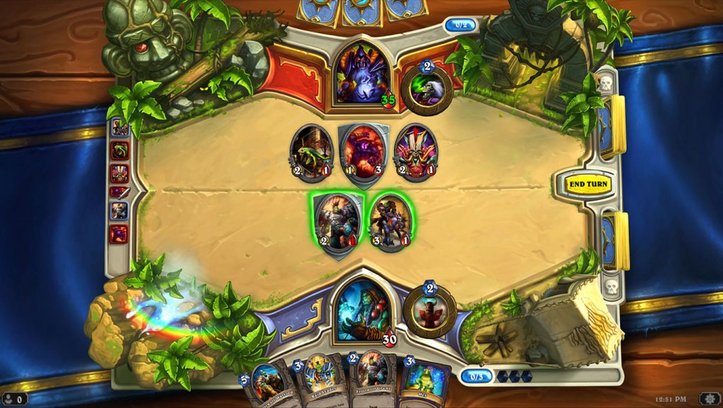 Hearthstone ist super um nebenbei etwas Zeit totzuschlagen.
