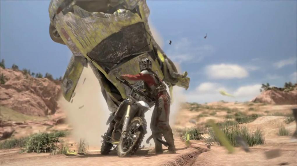 Motorstorm wurde zunächst als eindrucksvoller Trailer gezeigt, der jedoch nichts mit der finalen Spielegrafik zu tun hatte.
