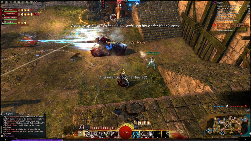 Einsteiger-Guide für Guild Wars 2: Im neuen Festungs-Modus des Strukturierten PvPs gilt es, den feindlichen Anführer zu bezwingen und gleichzeitig den eigenen zu beschützen.
