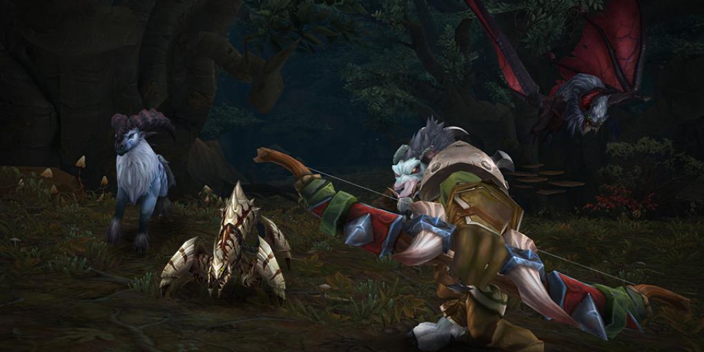 Der Tierherrschafts-Jäger in World of Warcraft: Legion.