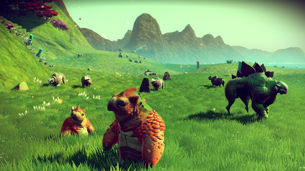 Die gesamte Fauna wird prozedural generiert. Wer eine Art entdeckt, darf sie sogar benennen.